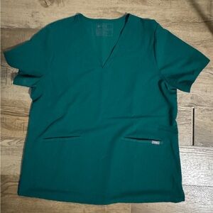 FIGS Green Technical Collection Scrub Top